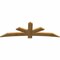 Ekena Millwork Alberta Rough Sawn Timber Gable Bracket, Western Red Cedar, 84"W x 28"H x 2"D x 6"F, 8/12 Pitch GBW084X28X0206ALB00RWR - alternate 3